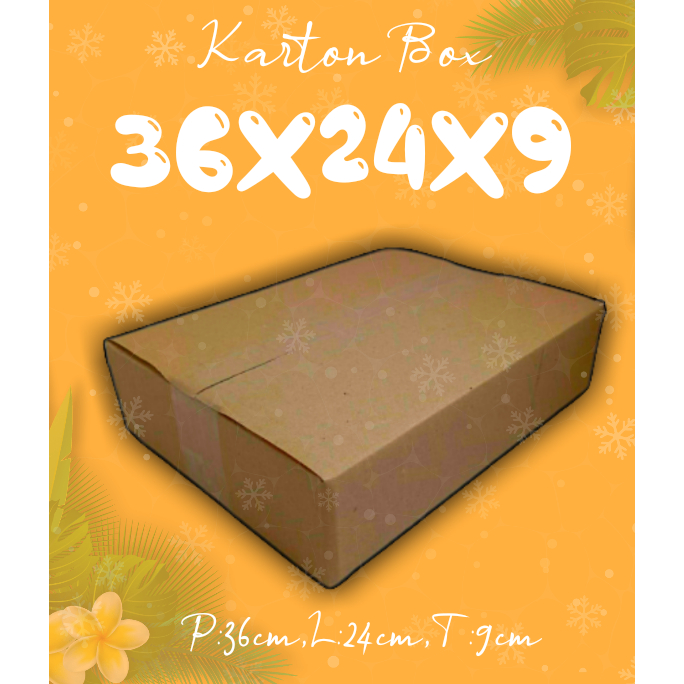 

KARTONBOX 36X24X9 (KARDUS PAKING/KARDUS POLOS/KARDUS MINI)