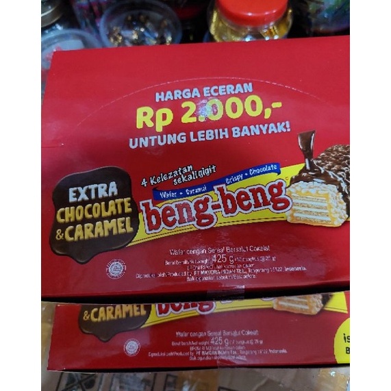 

PROMOH4BF BENG BENG WAFER COKLAT BENGBENG 1 BOX ISI 17 PCS X 25 Gram BENGBENG Must Get it