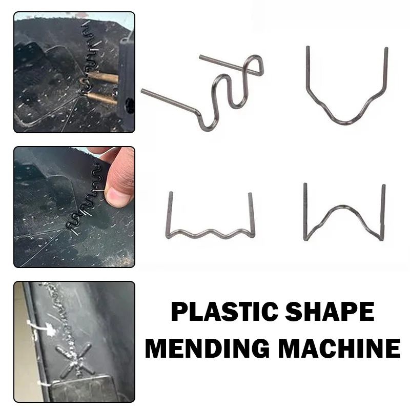 Fixmee ~ 2 Pcs Refill Staples Welding Kawat Batang Las Plastik Reparasi Bodi Body Bumper Fender  Mobil Motor 0.8mm/0.6mm