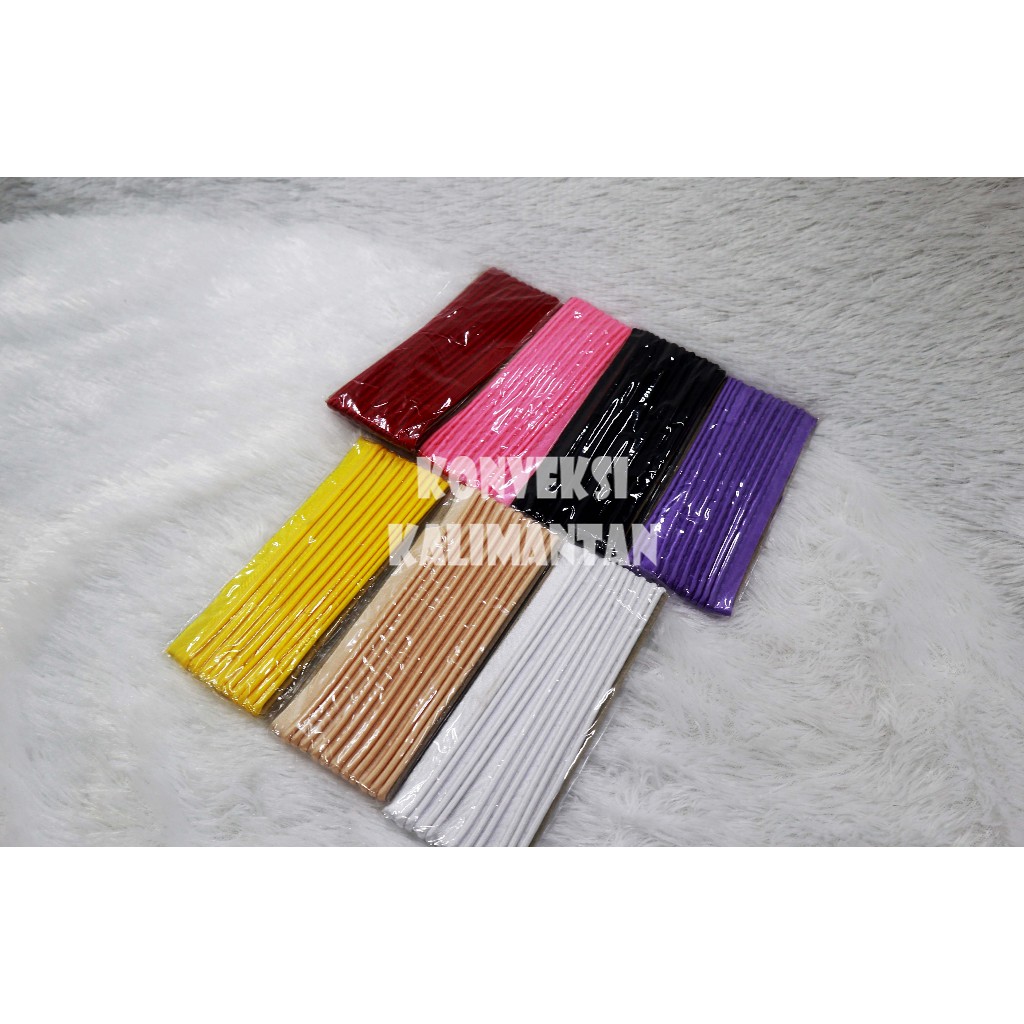 Bisban Satin polos dan Bisban Satin Isi Warna Warni dan Bisban Emas Silver