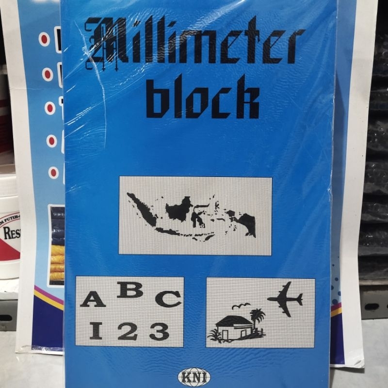 (1 PACK ISI 25 BUKU) KNI - Milimeter Block Ukuran Folio
