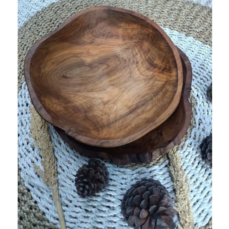 Bowl Akar Jati / Tempat Buah Kayu Jati / Mangkok Akar Jati / Mangkok Antik