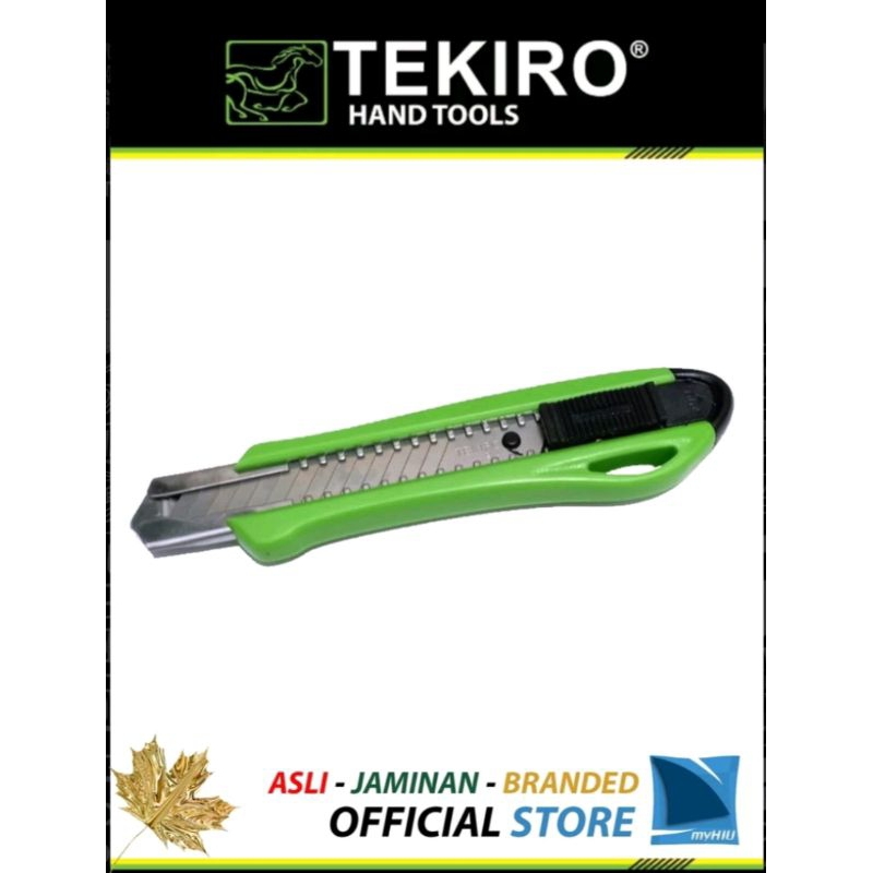 

PISAU CUTTER TEKIRO 9MM / CUTTER KNIFE TEKIRO 9 MM