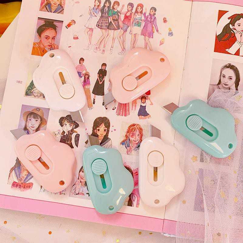

Cutter Mini / Alat Pemotong Kertas / Cutter Mini Model Awan