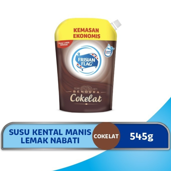 

Frisian Flag Bendera Cokelat SKM 545 Gr Pouch Coklat Susu Kental Manis