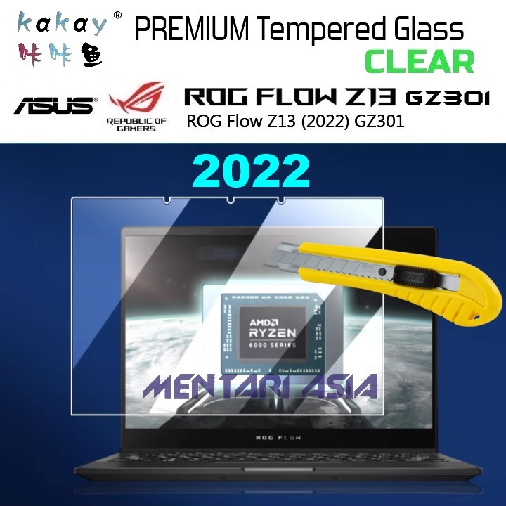 Tempered Glass ASUS ROG FLOW Z13 2022 GZ301 - KAKAY Premium CLEAR