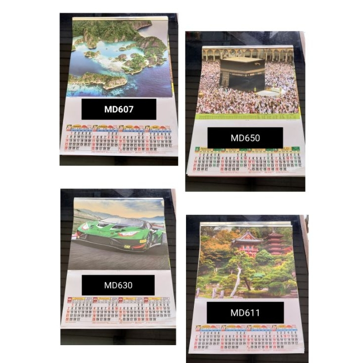 

Kalender dinding MD catur wulan 4 bulanan 2024