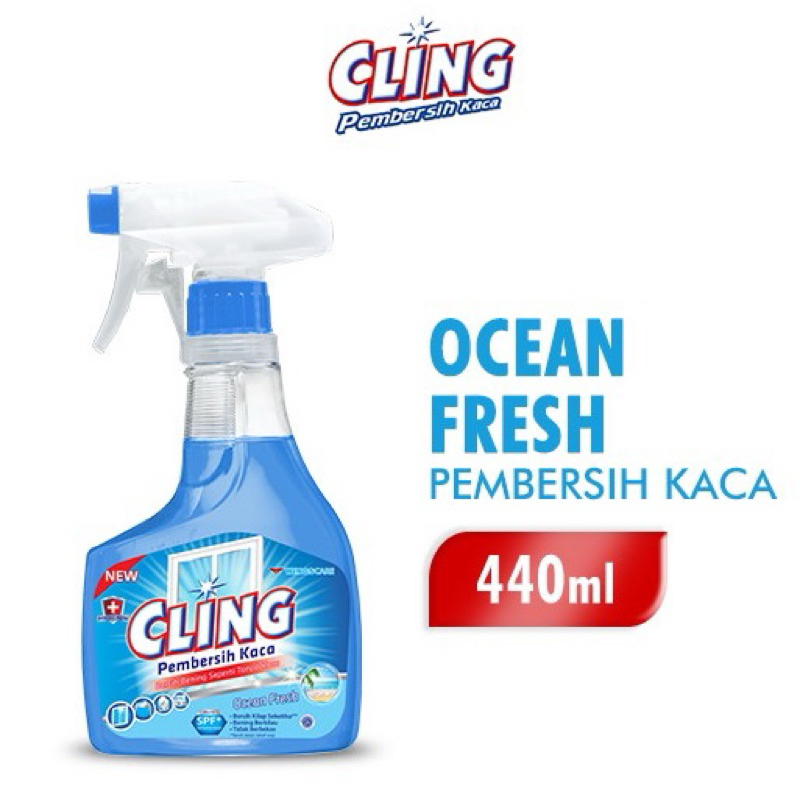 Cling pembersih kaca refill botol