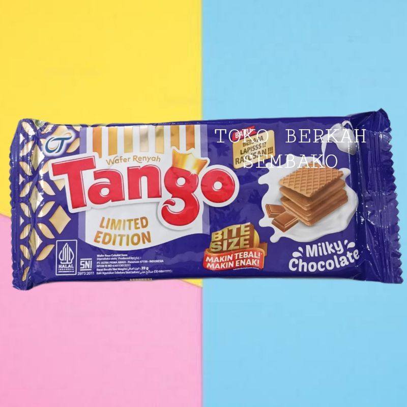 

Tango Wafer Renyah Bite Size Milky Chocolate 39gr -1 BUNGKUS