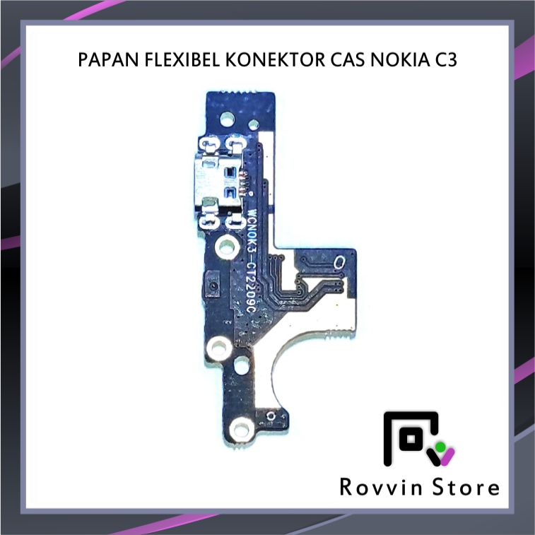 Papan Cas Flexibel Nokia 3 Konektor Charger