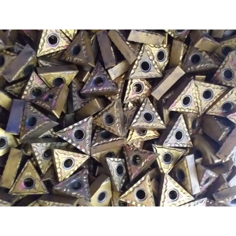 insert bubut tnmg1604 CERMET bekas layak pake pahat bubut tnmg16 / tnmg 16 cermet