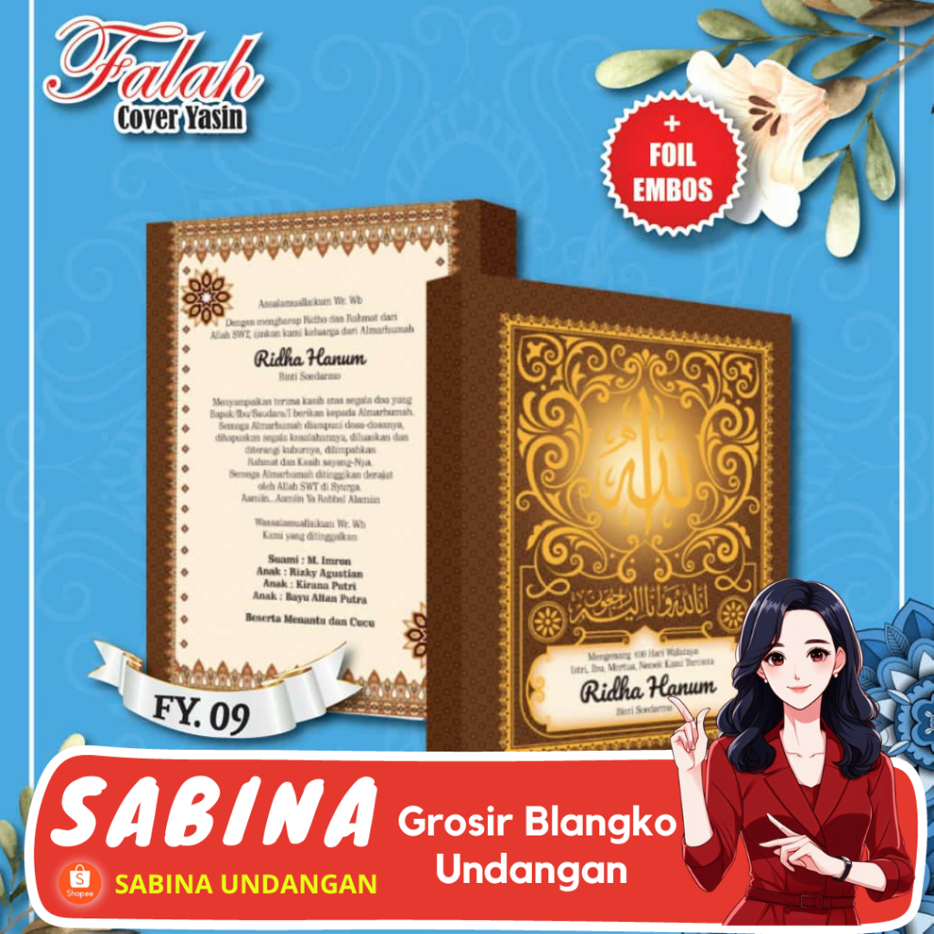 

COVER YASIN FALAH 09 | SABINA UNDANGAN
