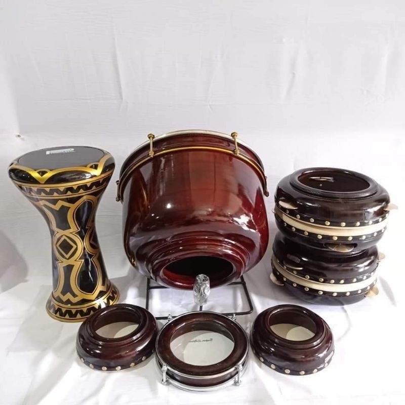 1 Full Set Hadroh Polos Kricik Kuningan