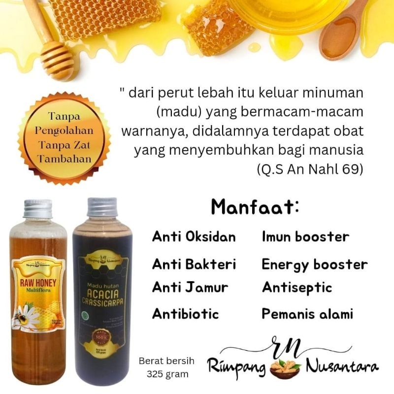 

Madu Acacia / Madu Multiflora / Madu Liar