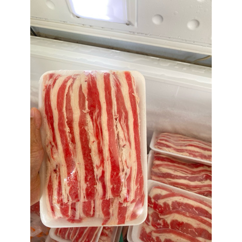 PREMIUM BEEF SLICE FAT SHORTPLATE 500gram/PACK SIDOARJO