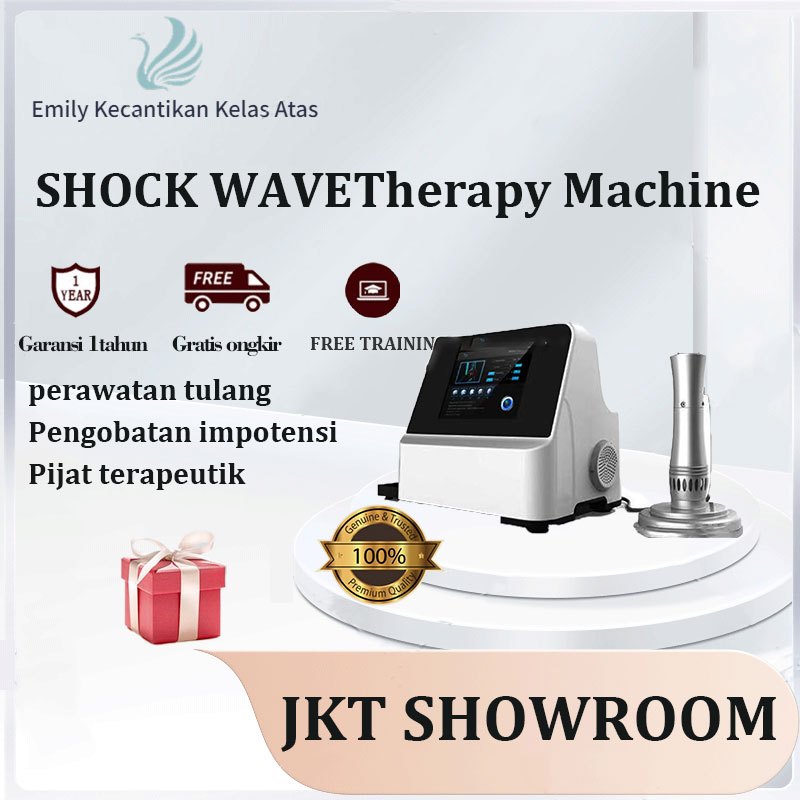 ⭐Garansi 3 tahun & Dua bahasa⭐terapi ESWT FisioterapiShockwave Pain Relief Therapy ESWT 11 kepala ge
