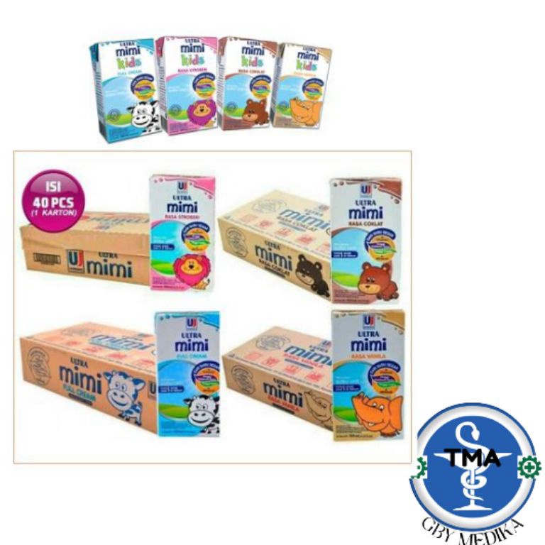 

Kode RXZ865 Susu Ultra Mimi Vanila Coklat Full Cream Strawberry per 1 Karton isi 4pcs