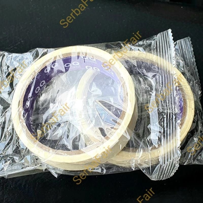

Masking Tape QQ purple Core 1 inch 12 yard / solasi kertas TERLARIS /TERMURAH