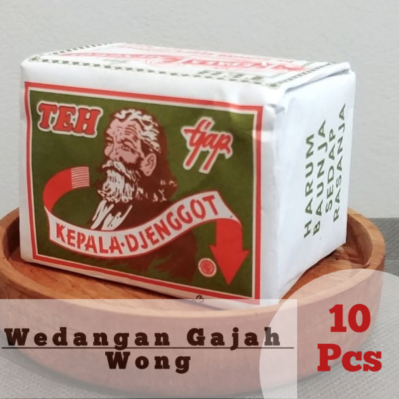 

TEH KEPALA DJENGGOT HIJAU TUBRUK MELATI 1 SLOP 10 PCS