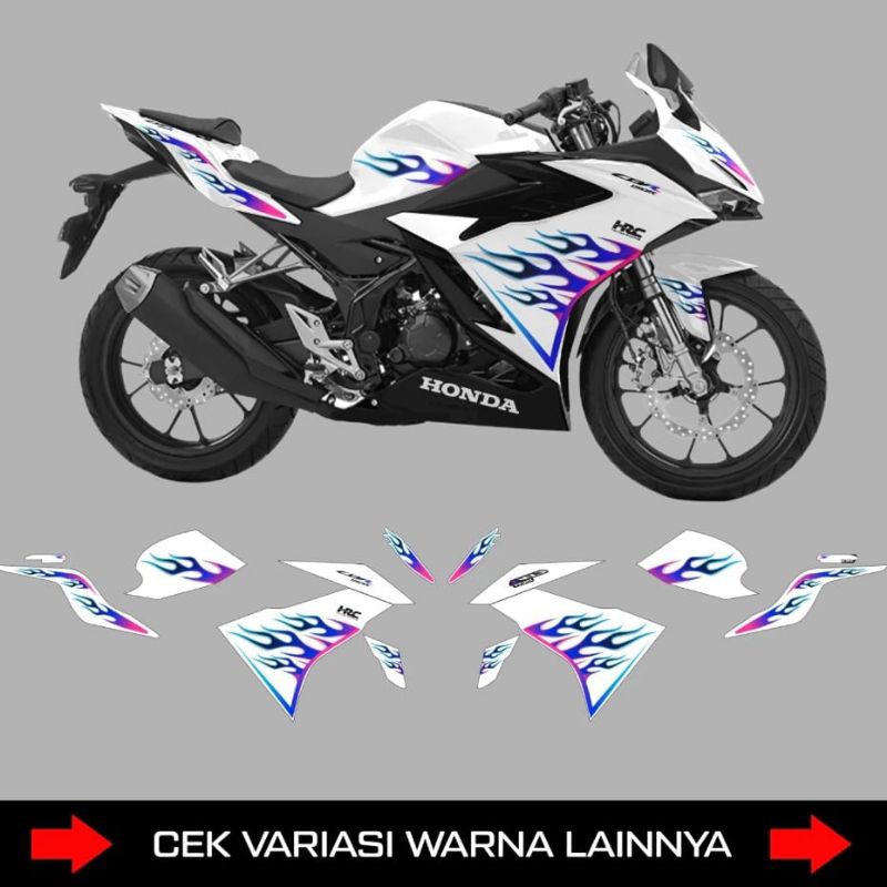 STRIPING CBR 150R K45R / STIKER API BUAT CBR 150R K45R 2021 2022 2023 / DECAL STRIPING STIKER CBR 15