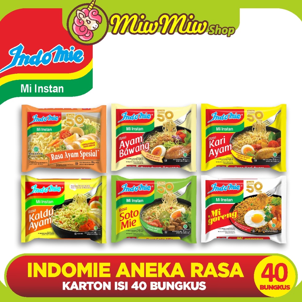 

TIPE IK682 INDOMIE Mie Instant Mi Instan Grosir Karton Dus isi 4 Bungkus