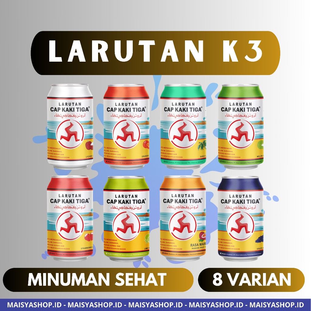 

[MAISYASHOP.ID] LARUTAN CAP KAKI TIGA DEWASA KALENG 320ML