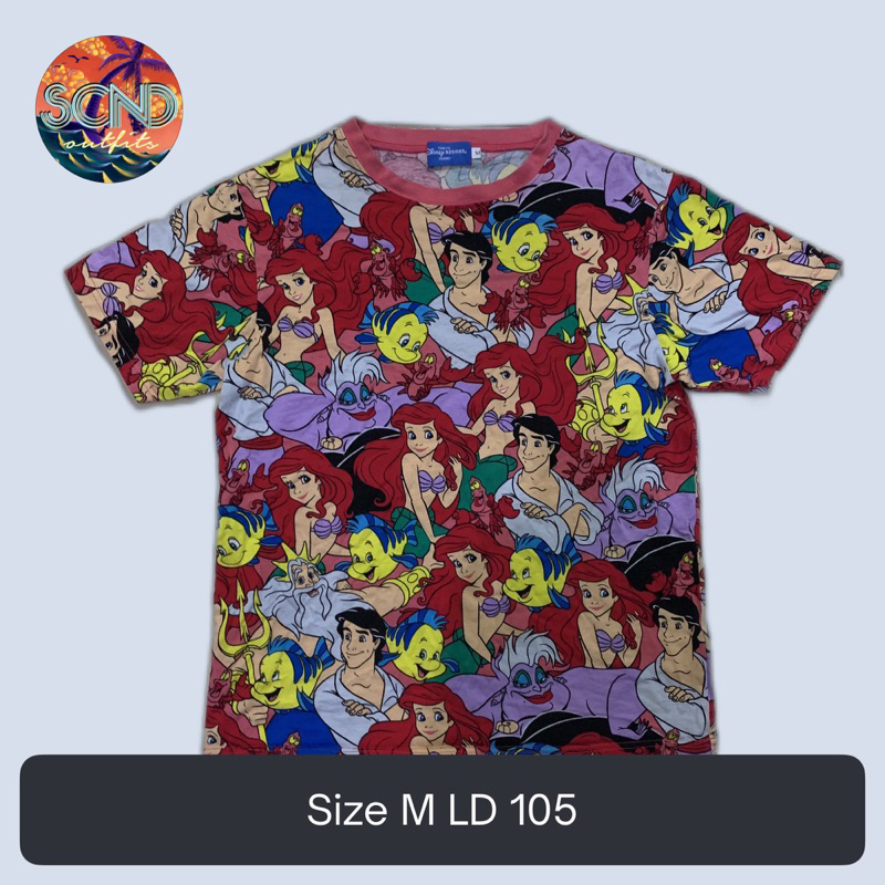 kaos disney land mermaid aop