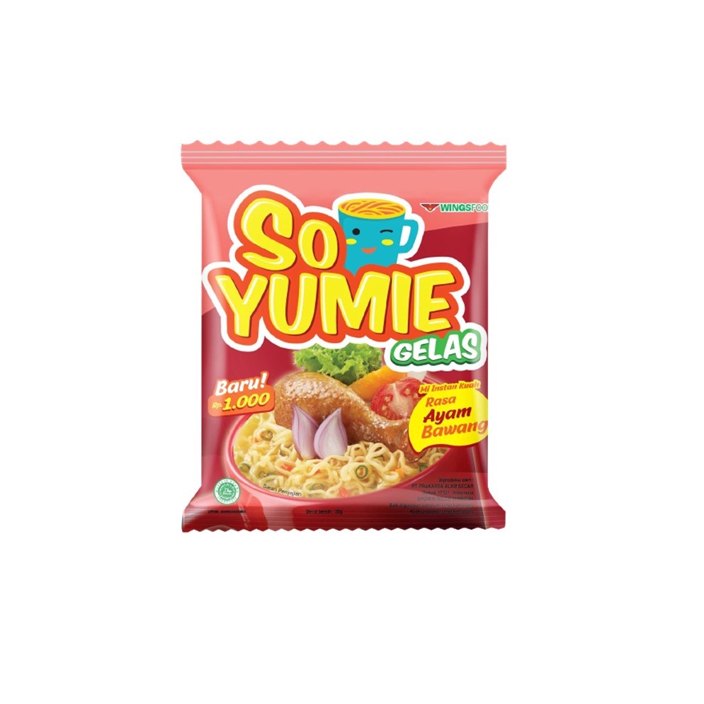 

MODEL GWP432 So Yumie Mie Gelas Ayam Bawang 3 gr isi 1 pcs