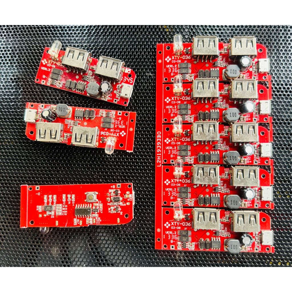 100% BARU Kit Module Modul Power Bank DC 5V 2.1A 2 Port USB Modul PB 2PORT CODE 10