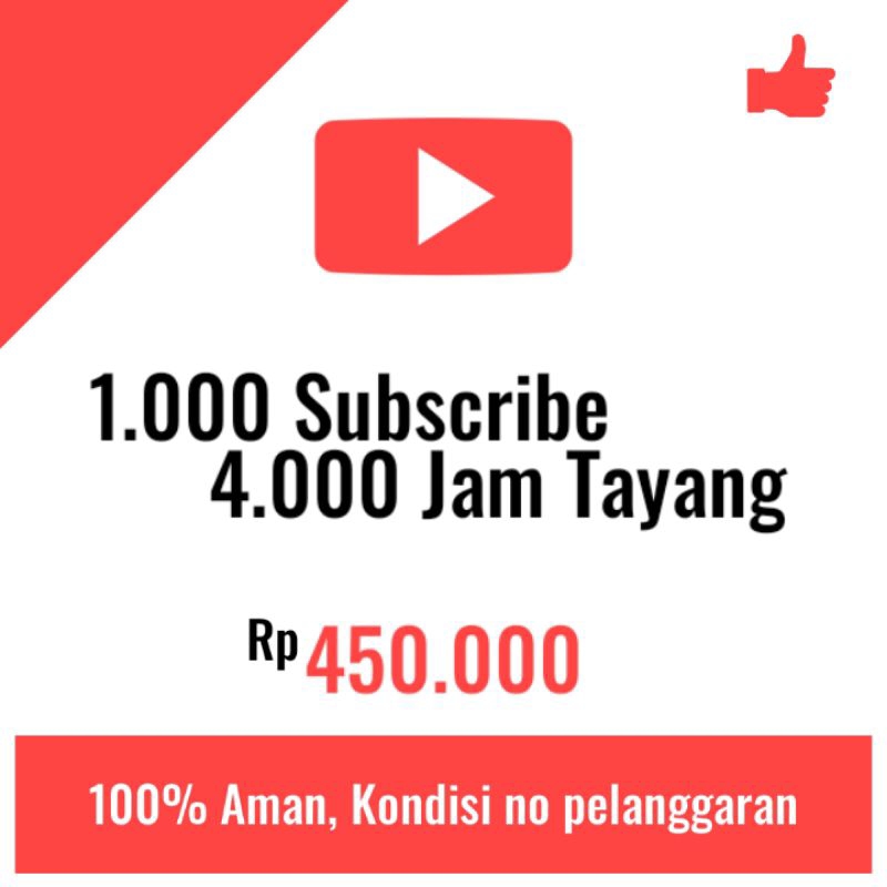 Jual Akun YouTube Sudah Monetisasi 4000 Jam Tayang Dan 1000 Subscribe Murah