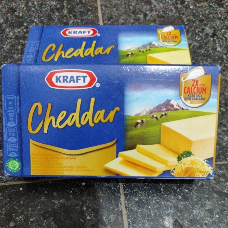 

Kraft Cheddar keju 150gr