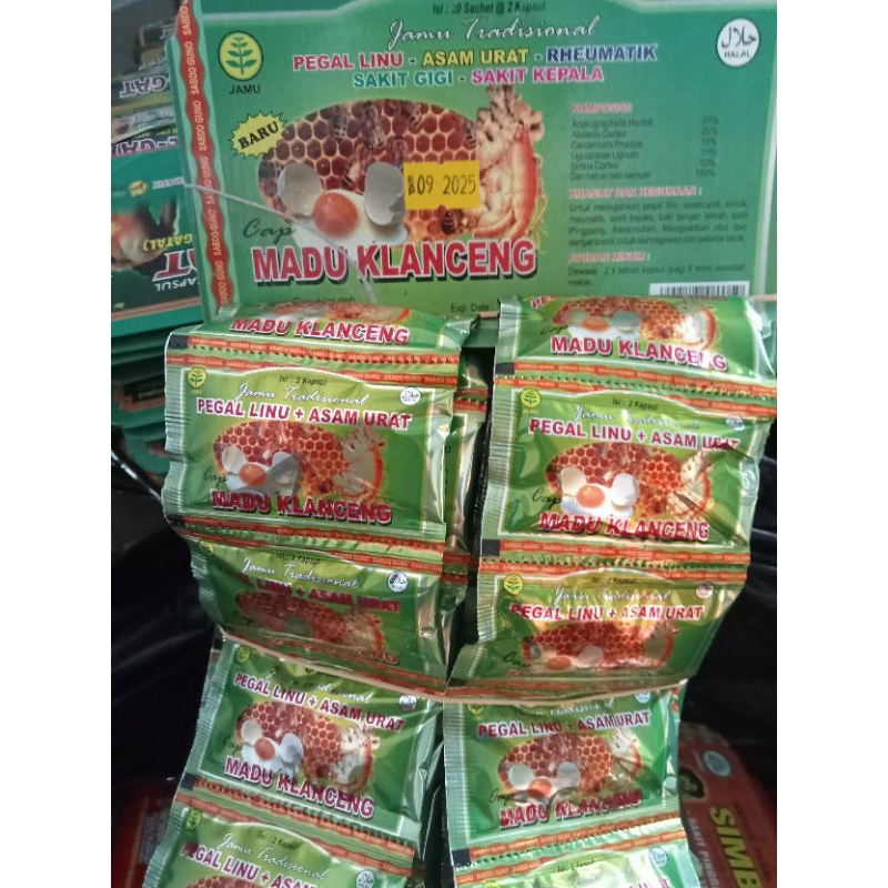 Kapsul Cap Madu Obat asam urat