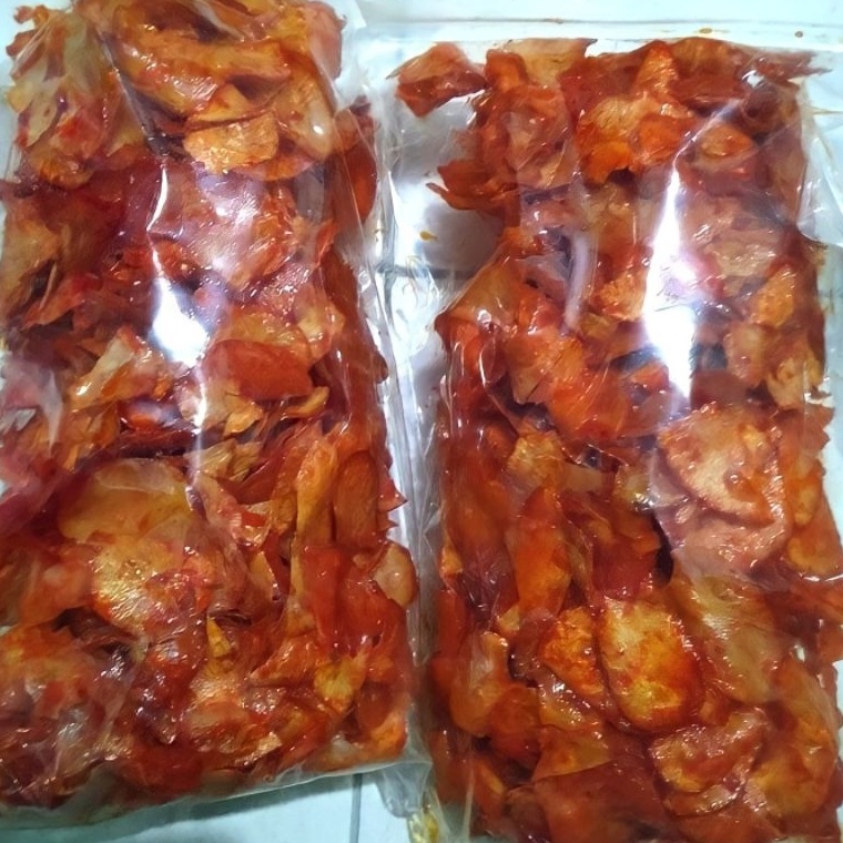 

Kode PUG536 Keripik Singkong Lengket Pedas Manis 5 Gram