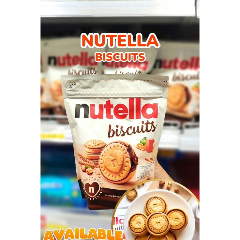 NUTELLA BISCUITS | BISKUIT COKLAT NUTELLA TERBARU KEKINIAN VIRAL