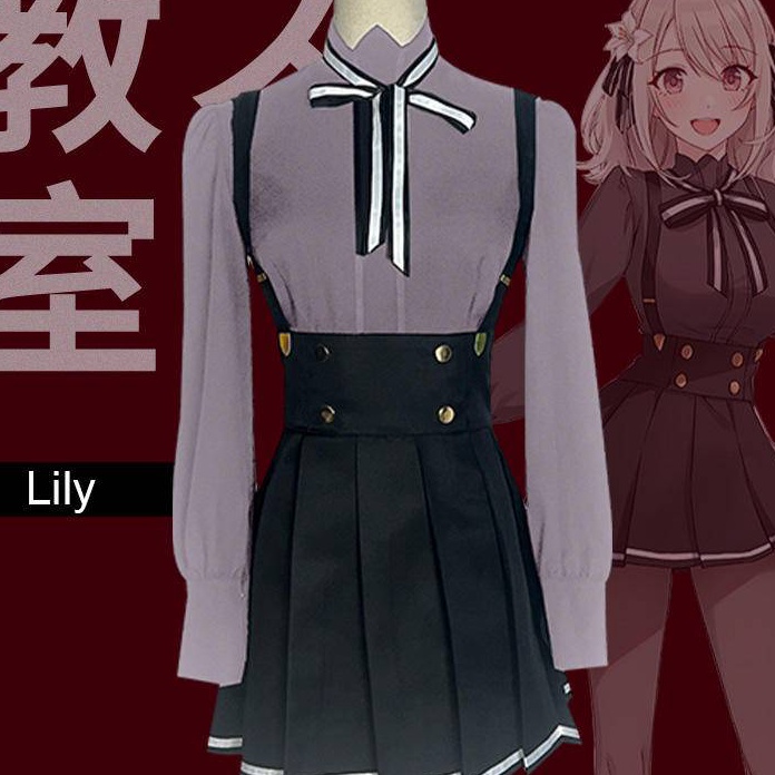 MODEL ZAY839 WetroseSupai Kyoshitsu Spy Classroom Spy Room Lily Flower Garden Cosplay Costume Cos Se