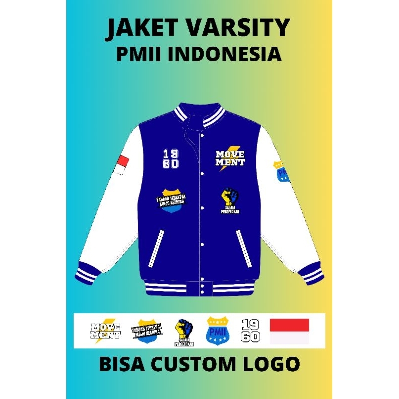 JAKET VARSITY PMII INDONESIA
