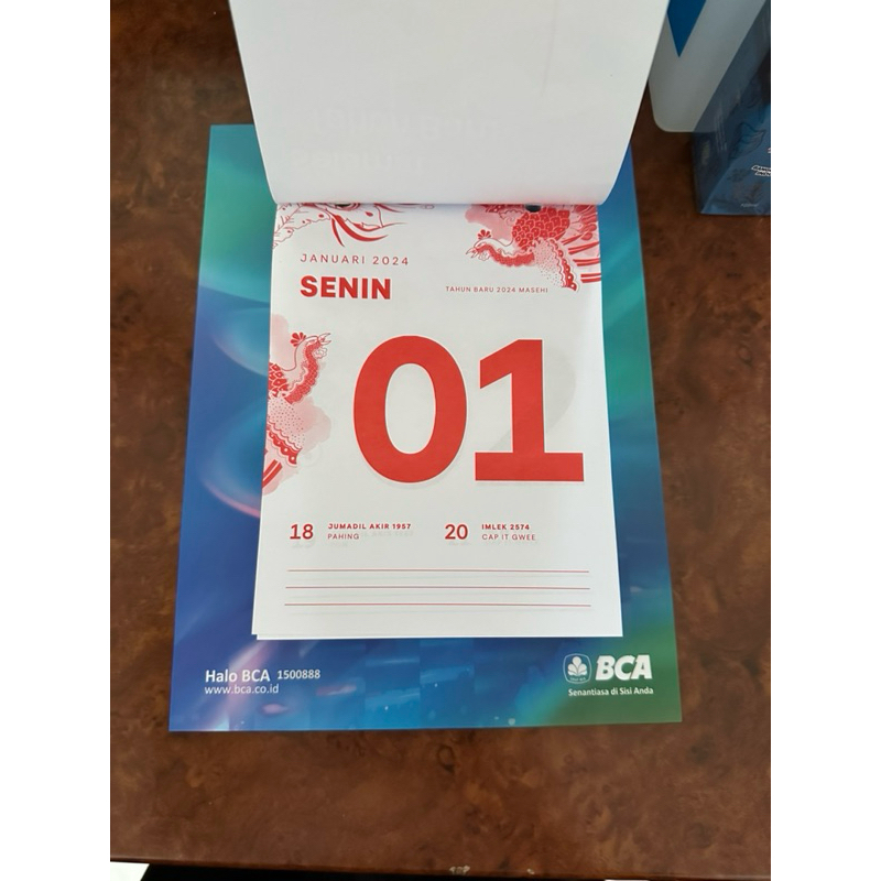 kalender harian bca prioritas 2024