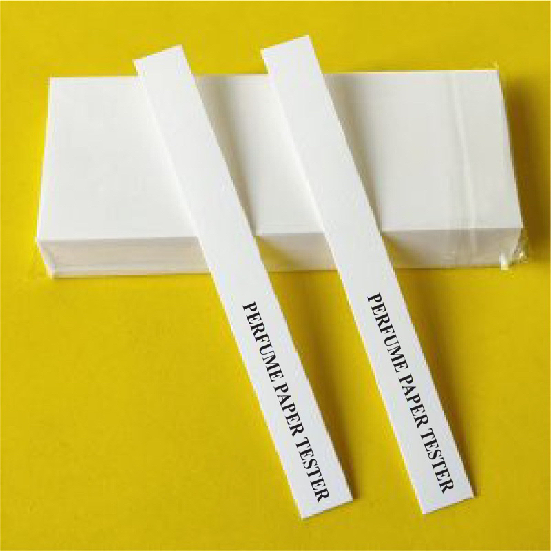 

Kertas Parfum 100 pcs Free Custom Logo Paper Strip Perfume Paper Tester Fragrance Test Uji Wangi