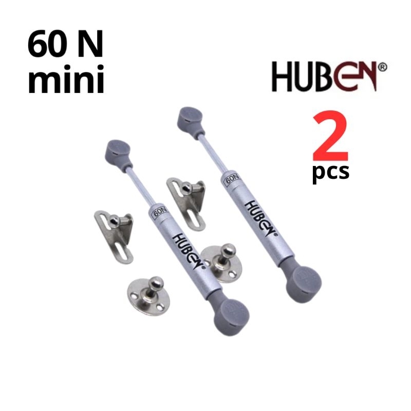 2pcs 60N Mini Hidrolik Gas Spring Huben Hidrolis