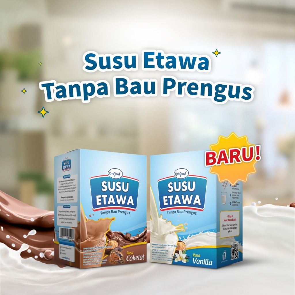 

Origoat Susu Etawa Rasa Vanila 125 gram