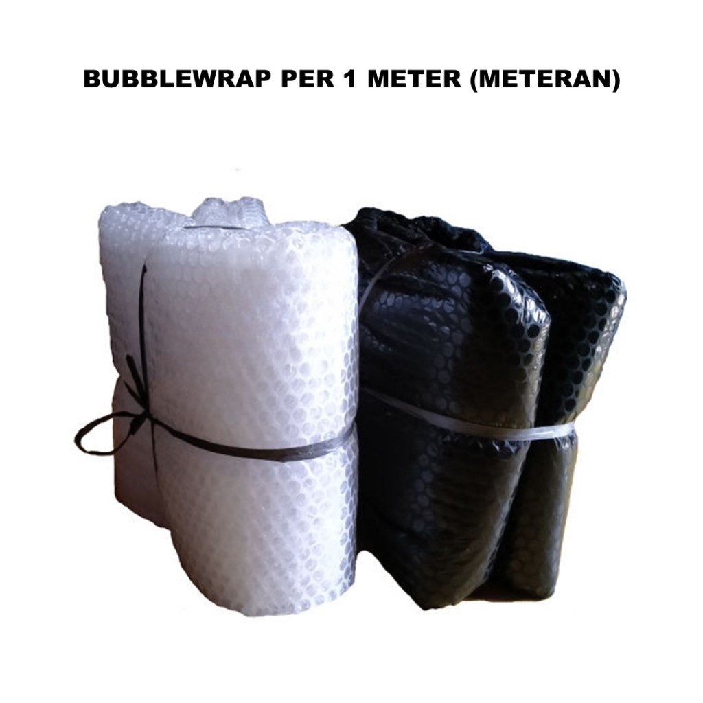 

Bubble Wrap Bubblewrap Putih Hitam Eceran Harga Per 1 M Meter Meteran