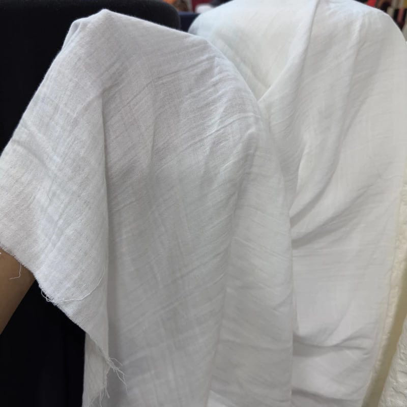 kain bahan katun double gauze harga meteran