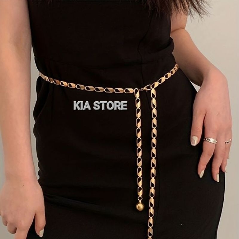 IKAT PINGGANG RANTAI WANITA SABUK RANTAI WANITA BELT WANITA UNTUK DRES BELT RANTAI