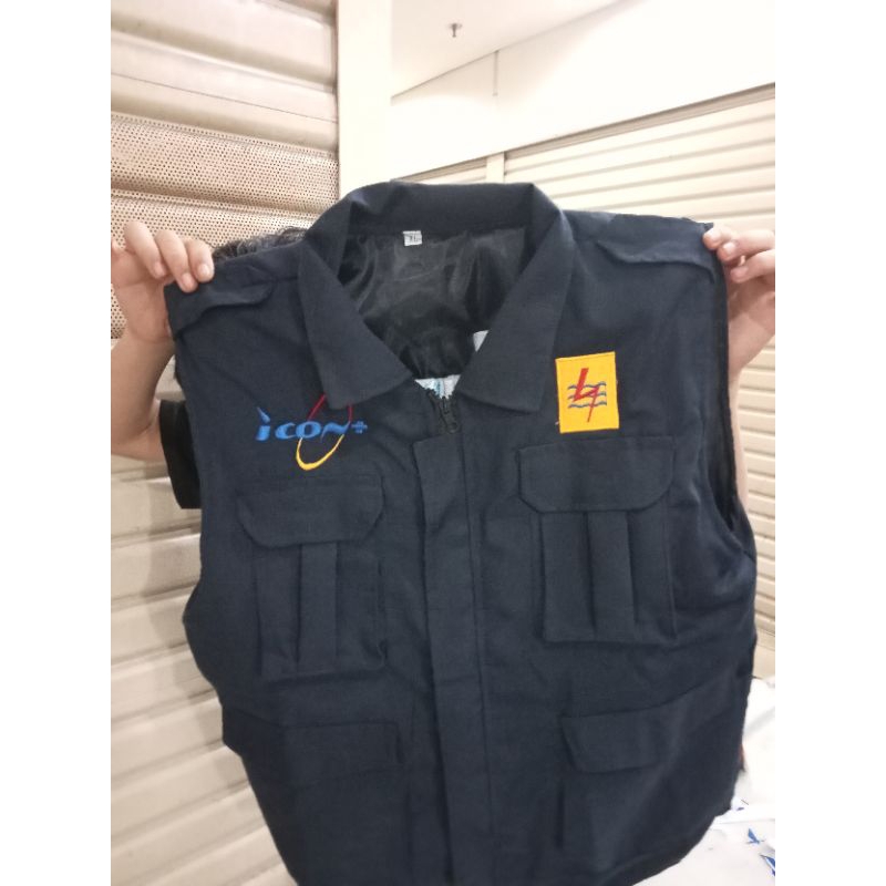 rompi iconet seraga iconet   pakaian kerja iconet rompi i connet seragam iconnet rompi pln seragam p