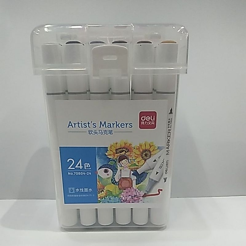 

DELI ARTIST'S MARKERS 70804-24