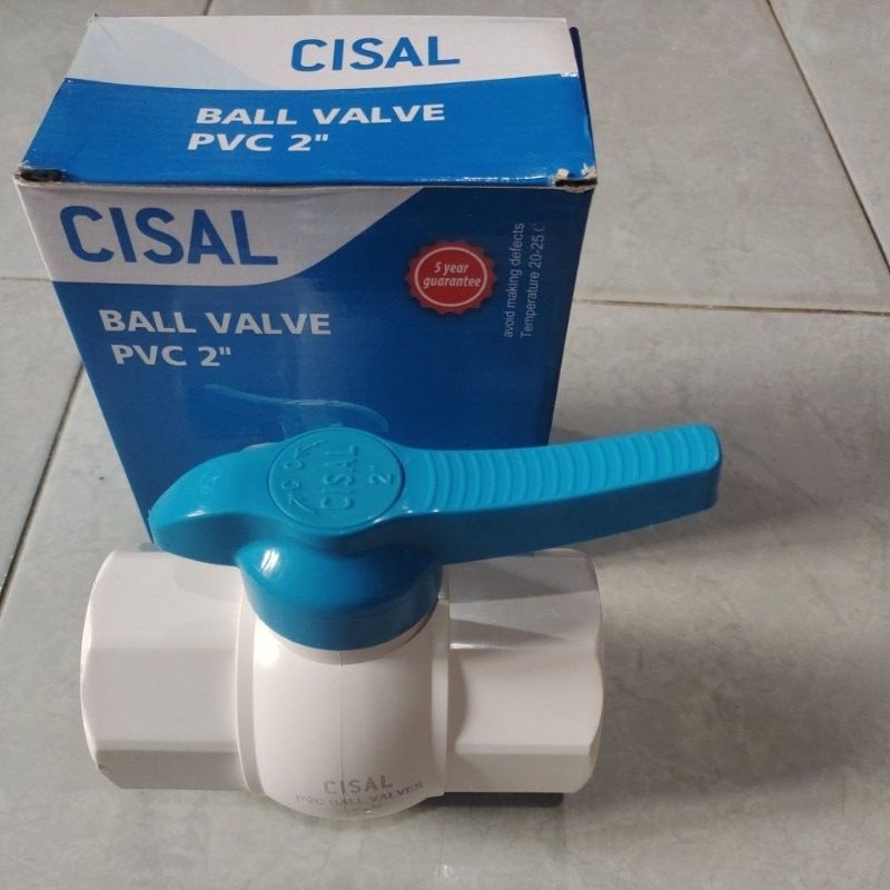 CISAL ball Valve pvc 2" / CISAL  ball Valve 2" PVC