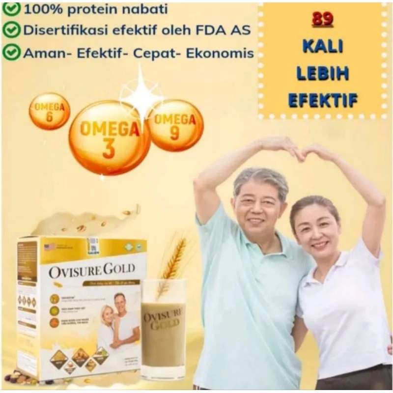

Ovisure Gold Milk Original USA Sachet Susu Kesehatan Tulang Sendi Mencegah Osteoporosis