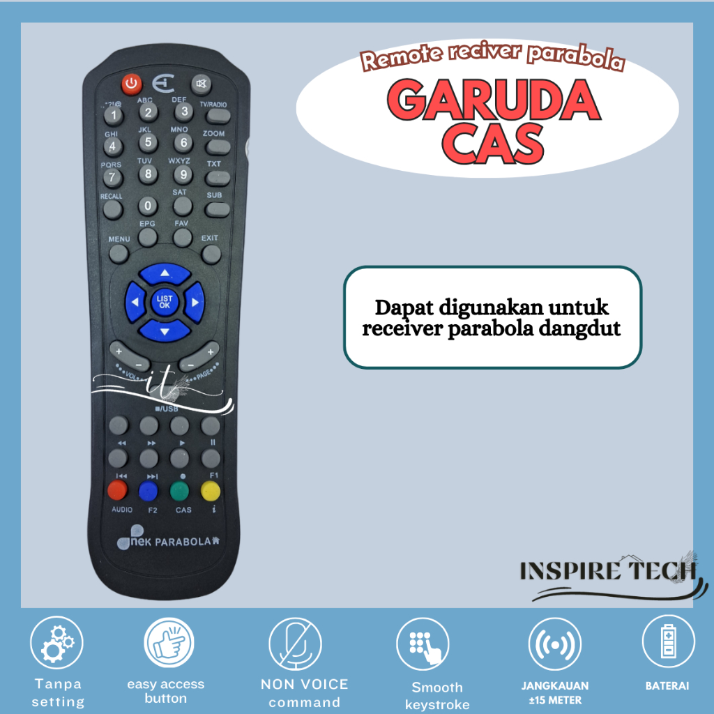 Remot / Remote Receiver Parabola Matrix Garuda Burger S2 (CAS)