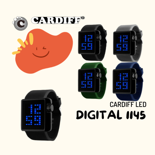 Jam Tangan Anti Air CARDIFF LED 1145