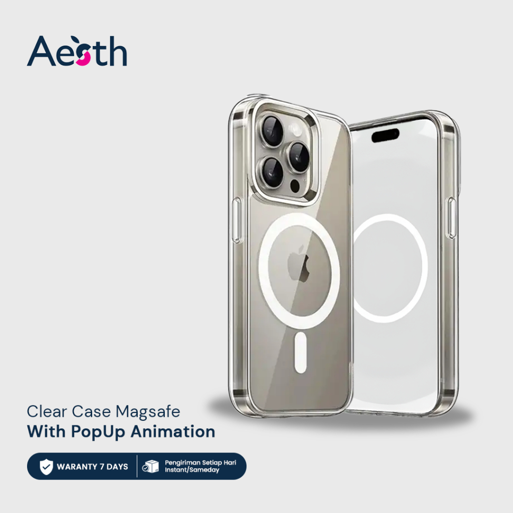 Aesth Case iPhone Magsafe with POP UP Animation iPhone 11/12/13/14Pro/Max